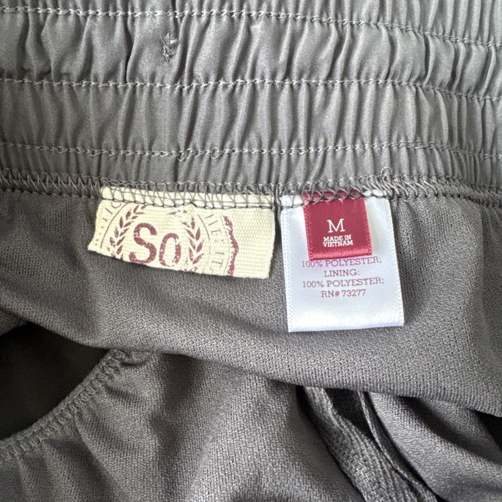 Authentic American Heritage Women's Size M SO Shortie Running‎ Shorts Black/Gray - Picture 7 of 11
